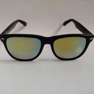 NWT True Vintage 90's Acetate Large Way fair Like Sport Sunglasses (S.Black)